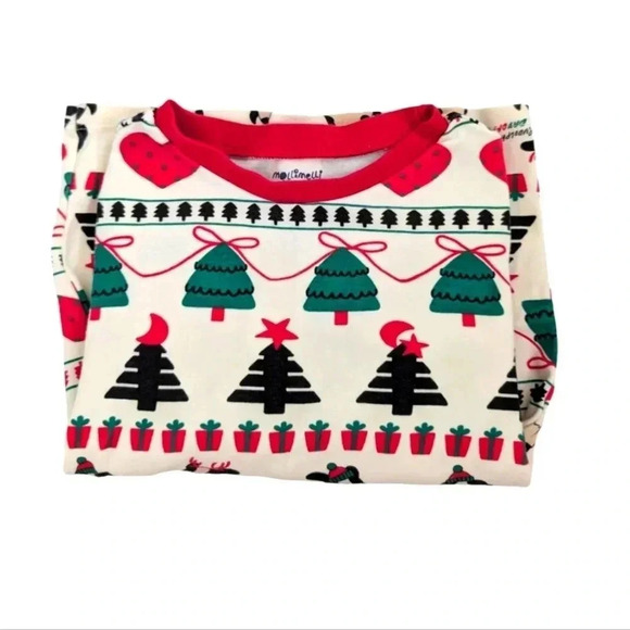 Mollimelli Colorful Christmas Clothing Set Girls  Long sleeve SZ 6-7 - Picture 6 of 10